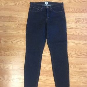 Jcrew 9” high rise toothpick jean
